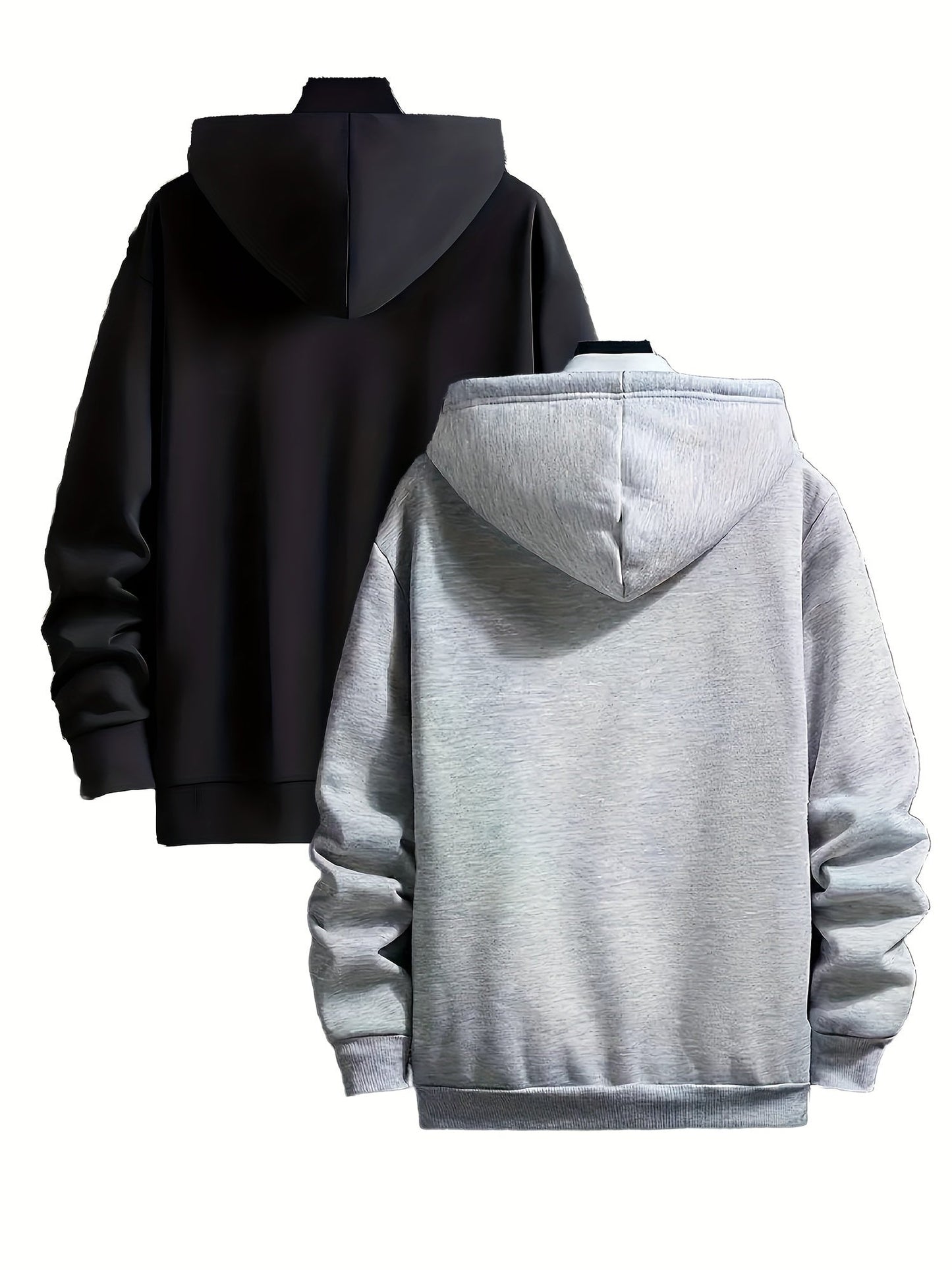 Hoodie set, 2-pack, with teddy lining; lined, warm hooded sweatshirt