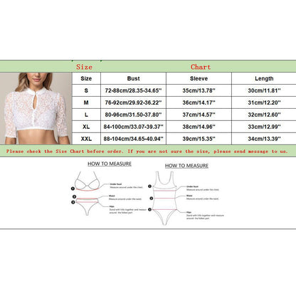 Holly – Women's undershirt with lace accents