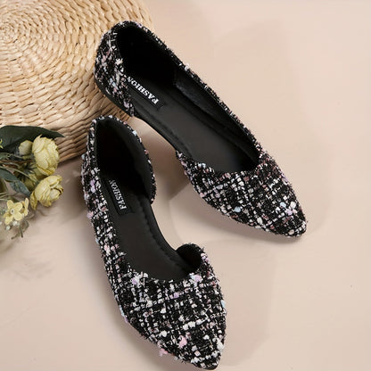 Women's Elegant Pointed Toe Ballet Flats for Everyday and Office Use
