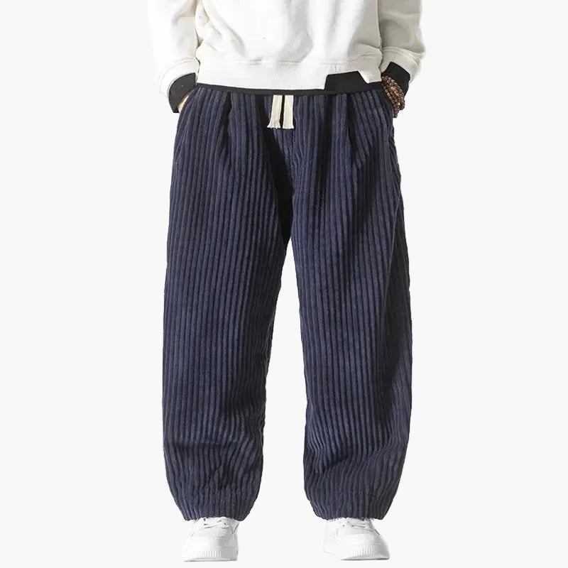 Men's Loose Casual Trousers Vintage Street Style Relaxed Fit