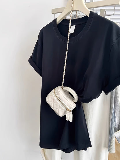 Damen Basic Oversized T-Shirt Casual Stil – Ideal für Alltag & Freizeit