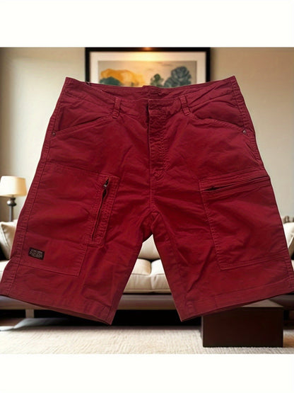 Men's Cargo Shorts Casual Style with Pockets – Ideal for Summer and Weekends