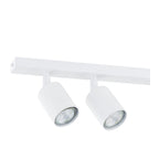 Plafondlamp gepoedercoat staal Flash minimalistisch wit, 116 x 4 x 2 cm met 6 GU10-fittingen