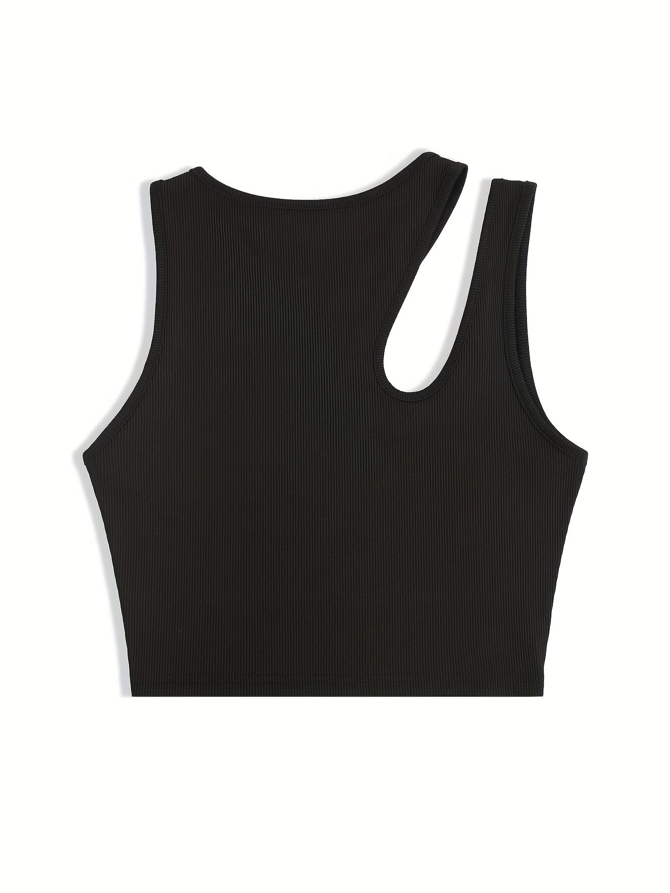 Damen Asymmetrisches Crop Top für Sommer – Modisches Party- und Freizeitoberteil