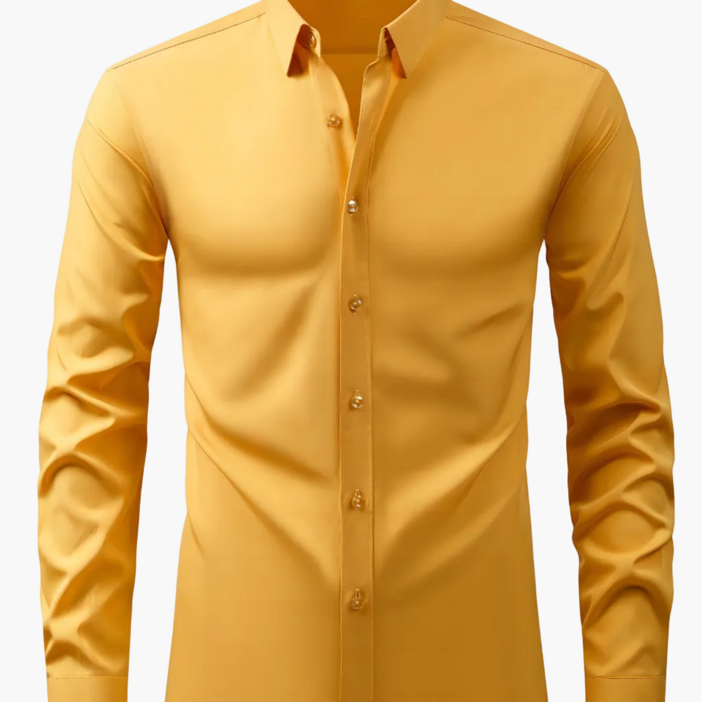 Men's Business-Casual Shirt Slim Fit Long Sleeve Modern Style