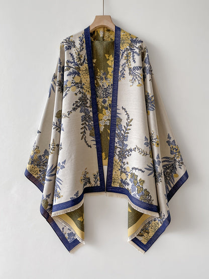 Women's Kimono Cardigan with Floral Pattern – Elegant Boho Style for Every Occasion