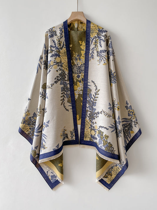 Women's Kimono Cardigan with Floral Pattern – Elegant Boho Style for Every Occasion