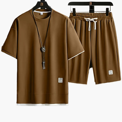 Herren Freizeit Set – Modernes T-Shirt und Shorts für Alltag, Sport & Sommer