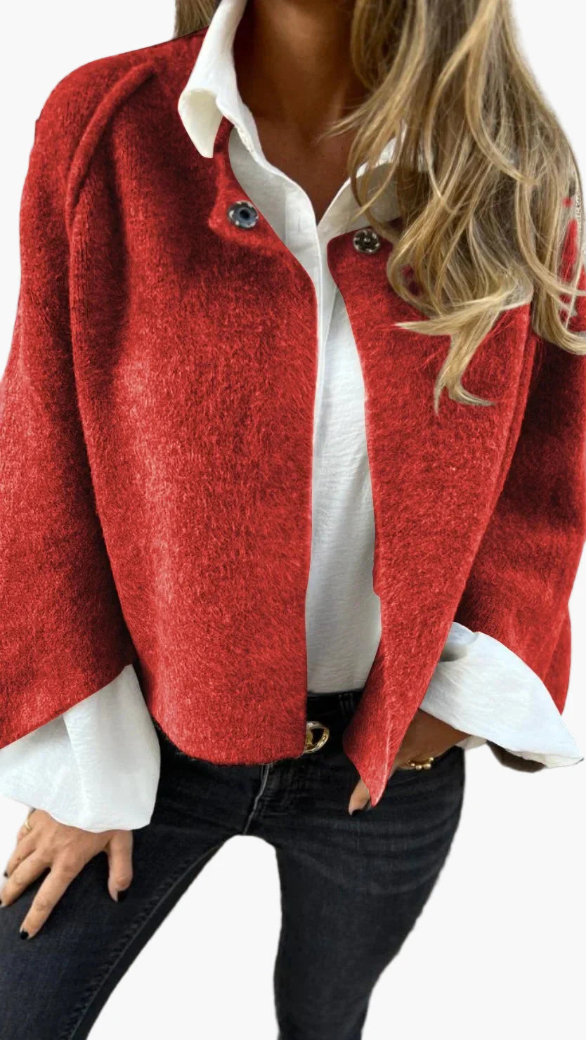 Damen Kurzjacke im eleganten, modernen Stil – Ideal für Business & Alltag