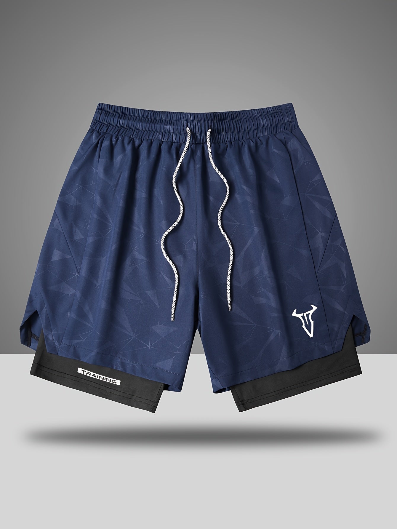 Herren Trainingsshorts Sport Fitness mit elastischem Bund und Kordelzug