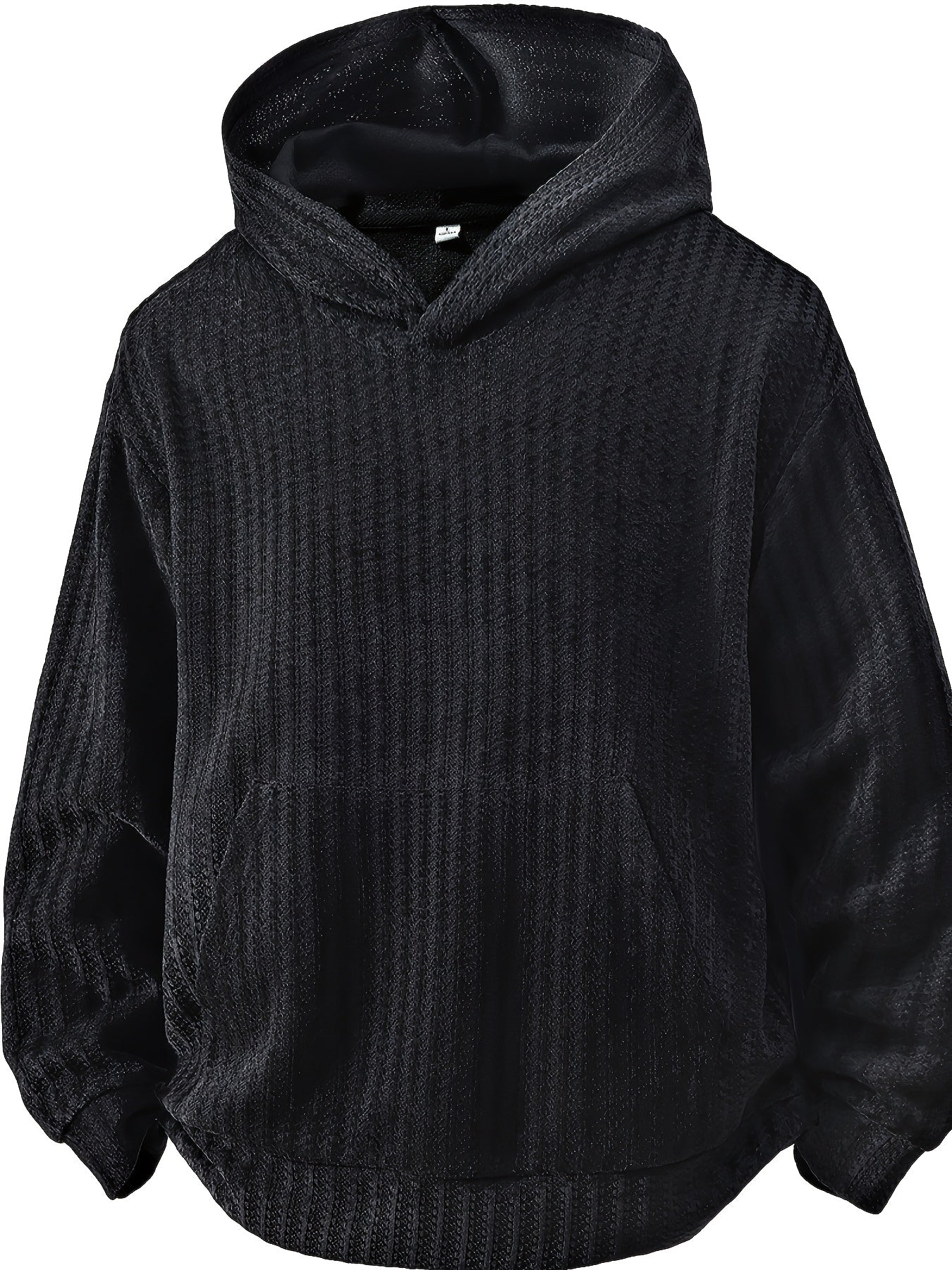 Structured hoodie with a hood and kangaroo pocket