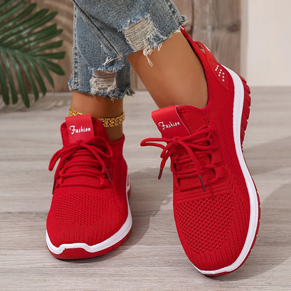 Women's Sneakers for Leisure & Sports – Breathable Low-Top Trainers for Everyday and Fitness