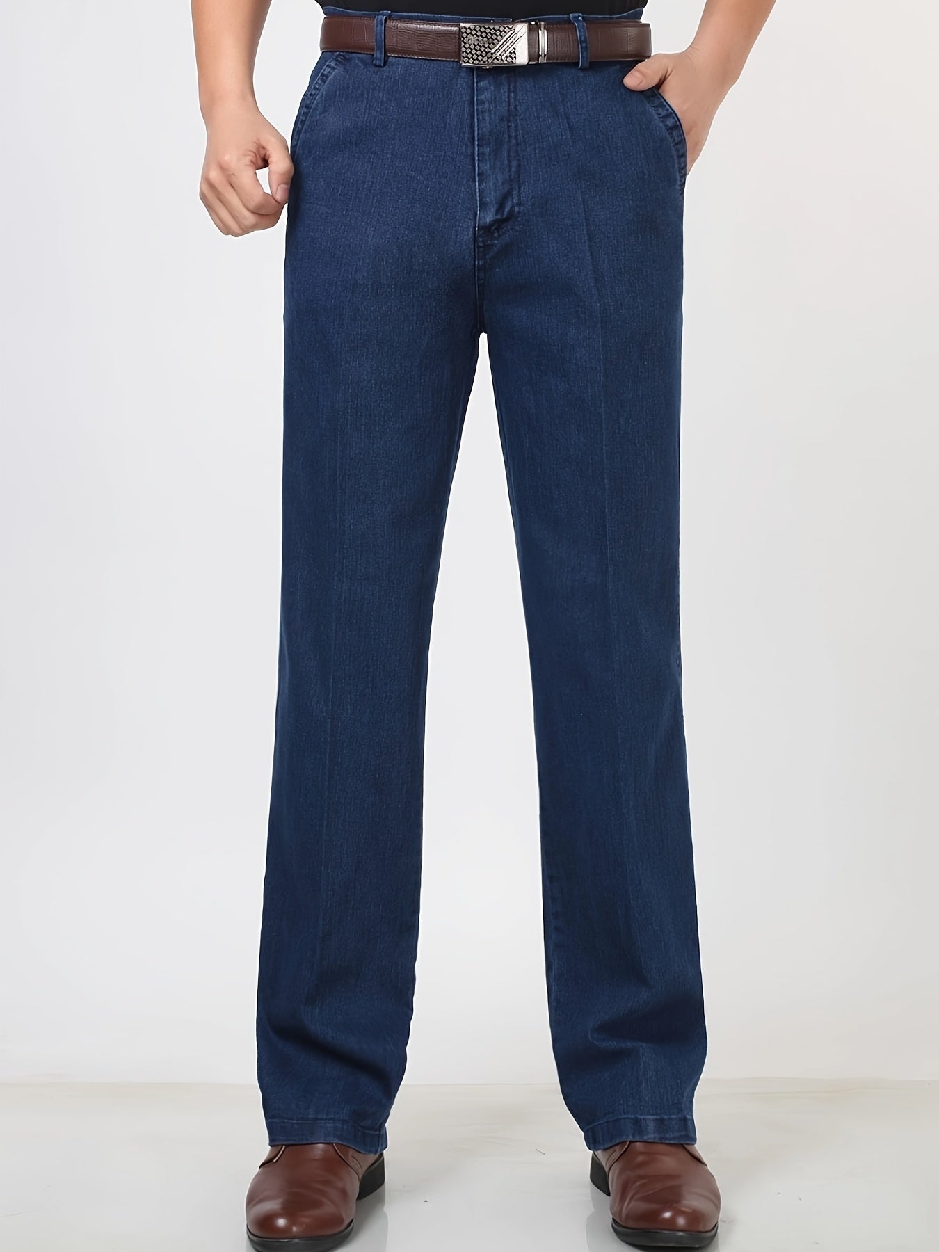 Men's Straight Cut Casual Pants – Classic & Versatile for Everyday and Business