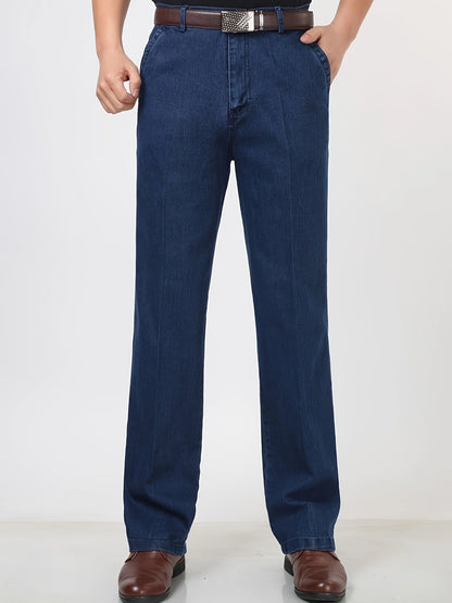 Men's Straight Cut Casual Pants – Classic & Versatile for Everyday and Business