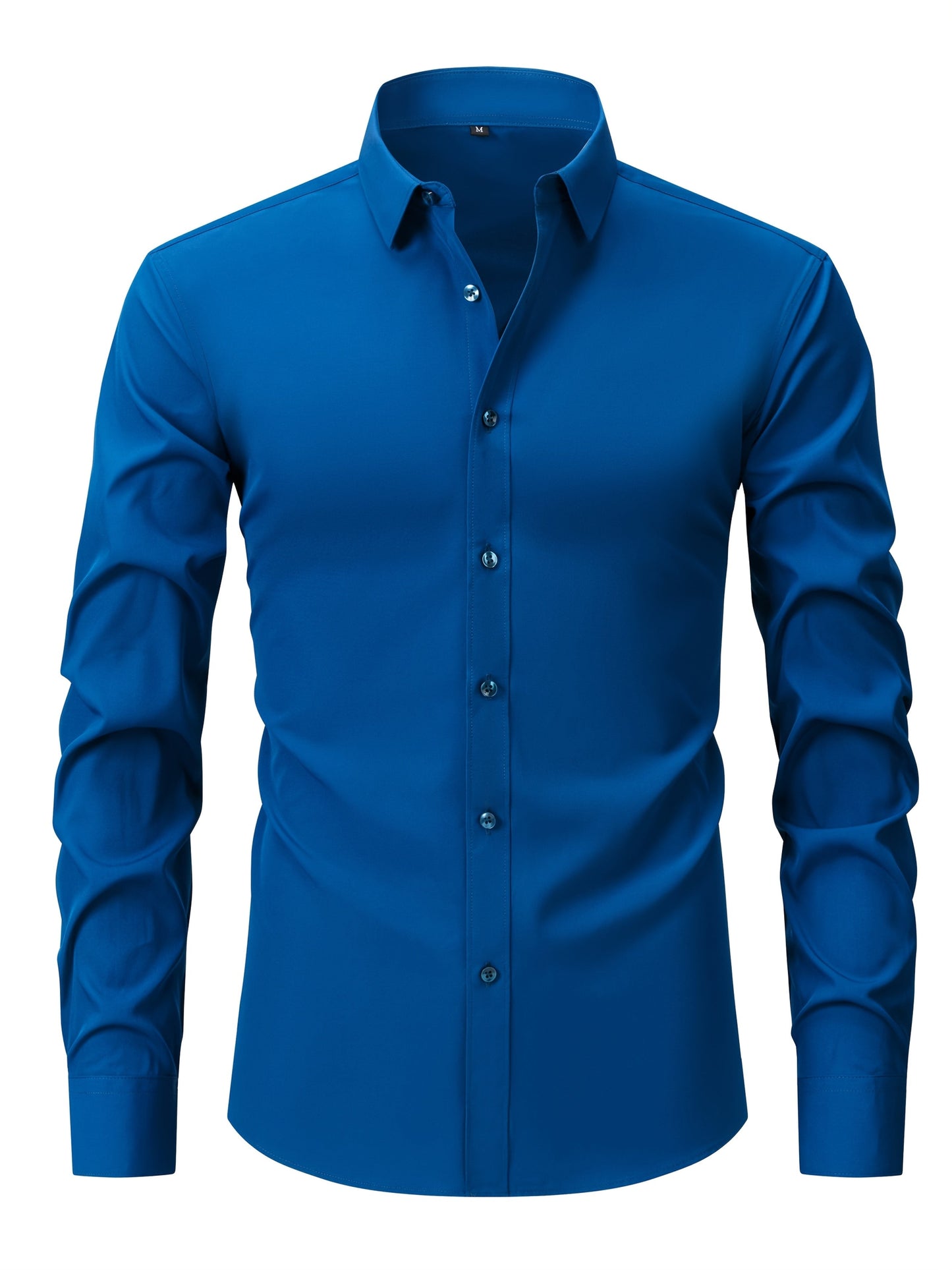 Men's Business-Casual Shirt Slim Fit Long Sleeve Modern Style