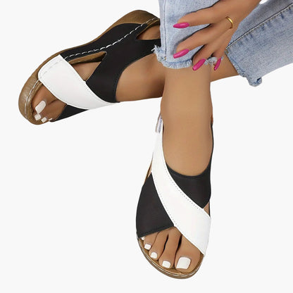 Women's Comfortable Sandals with Wedge Sole for Leisure and Summer