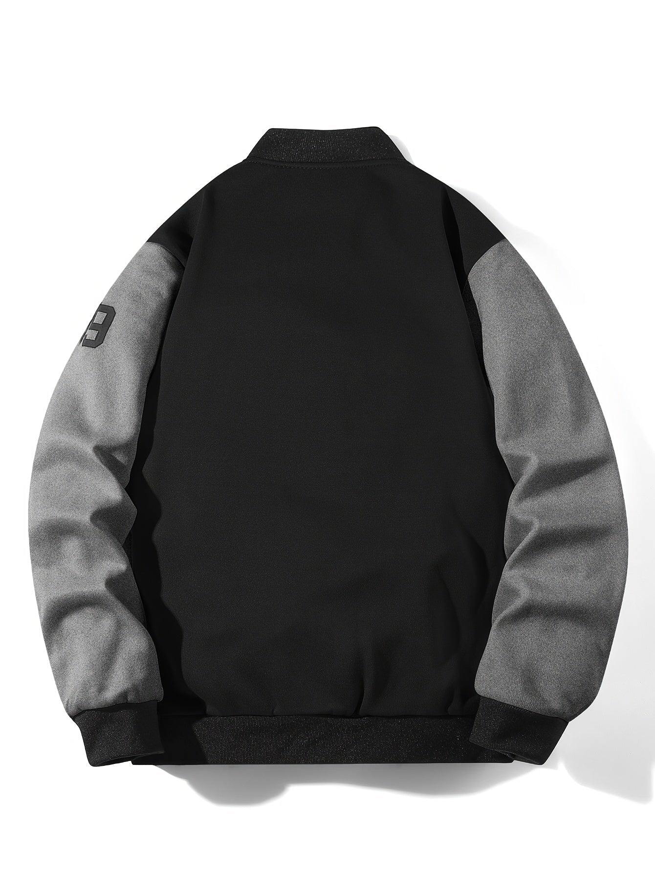 Baseball college jacket with “L A 99” lettering