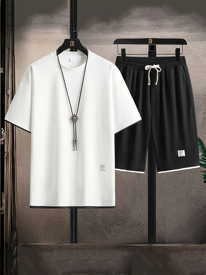 Herren Freizeit Set – Modernes T-Shirt und Shorts für Alltag, Sport & Sommer