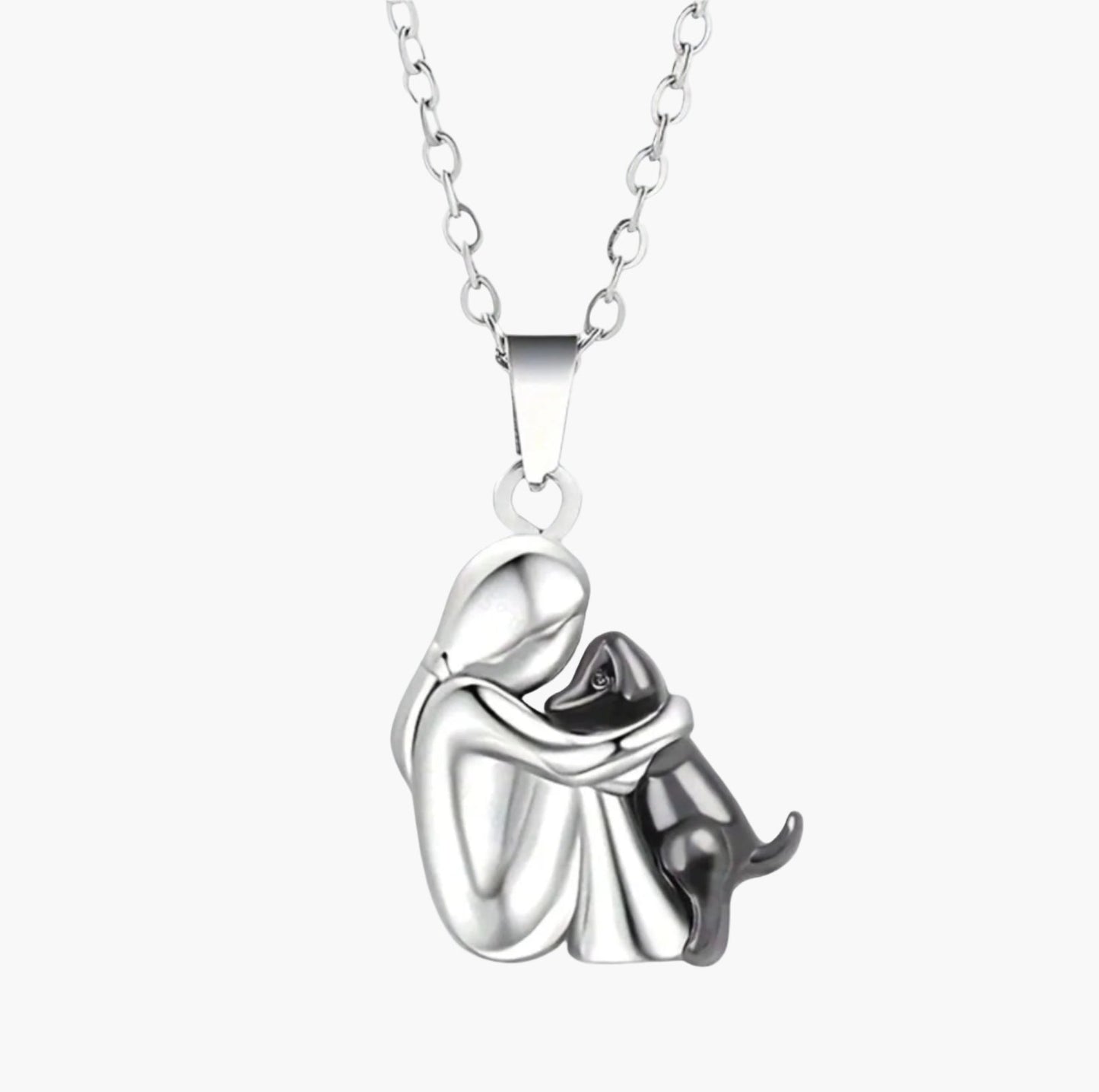 Women's necklace with dog pendant – symbol of love and friendship – gift for dog lovers