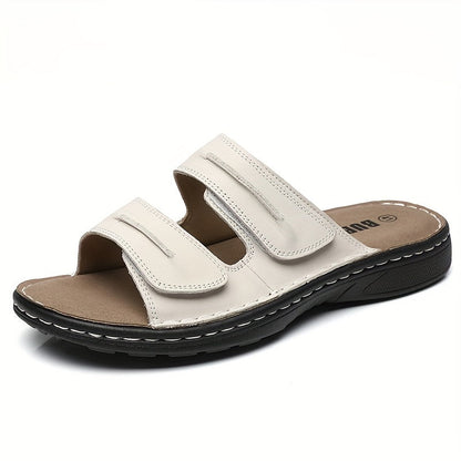 Men's Comfort Sandals with Double Straps – Casual Slides for Everyday & Vacation
