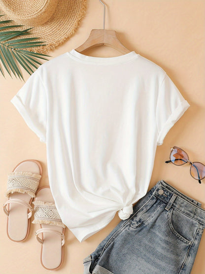 Women's T-shirt with 'Perfectly Imperfect' Print – Casual Style, Motivational Design, Everyday & Leisure