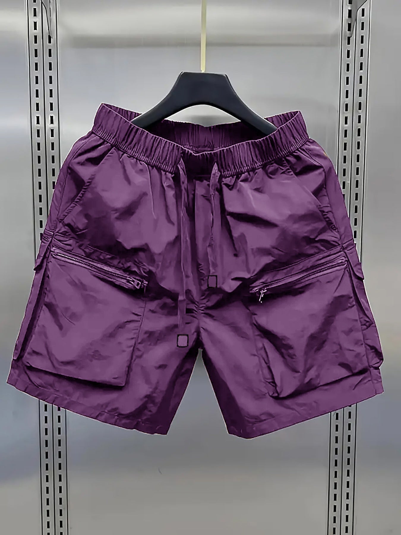 Men's Cargo Shorts with Large Pockets and Zipper – Casual Style for Everyday and Leisure