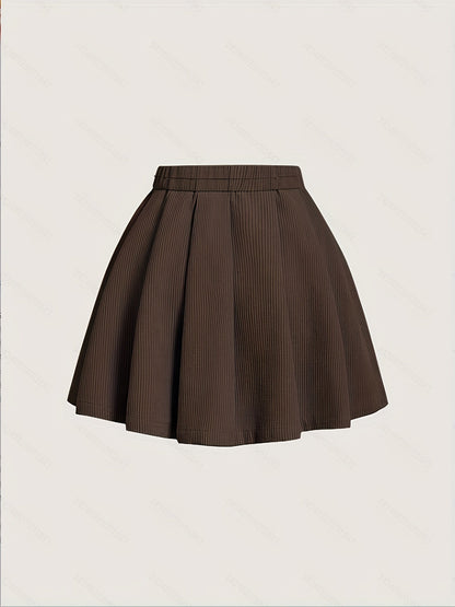Women's pleated skirt in elegant casual style – Perfect for everyday wear and going out