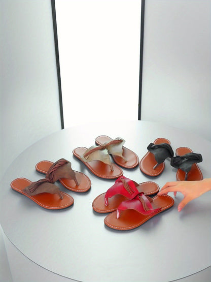 Women's Toe Separator Sandals – Fashionable Summer Shoes for Leisure & Vacation