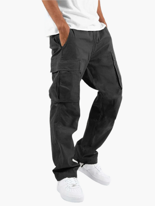 Herren Cargo-Hose Freizeit Streetwear – Bequeme Alltagshose mit Taschen & Modernem Schnitt