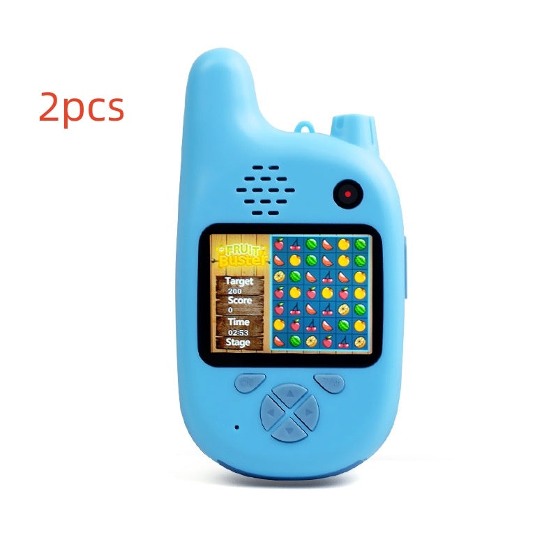 Children's Walkie-Talkie Camera with Games and Recording Function – Interactive Toy for Boys and Girls