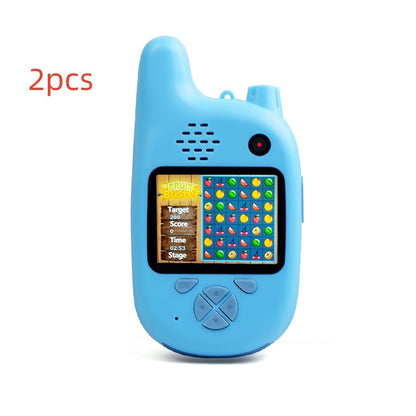 Children's Walkie-Talkie Camera with Games and Recording Function – Interactive Toy for Boys and Girls