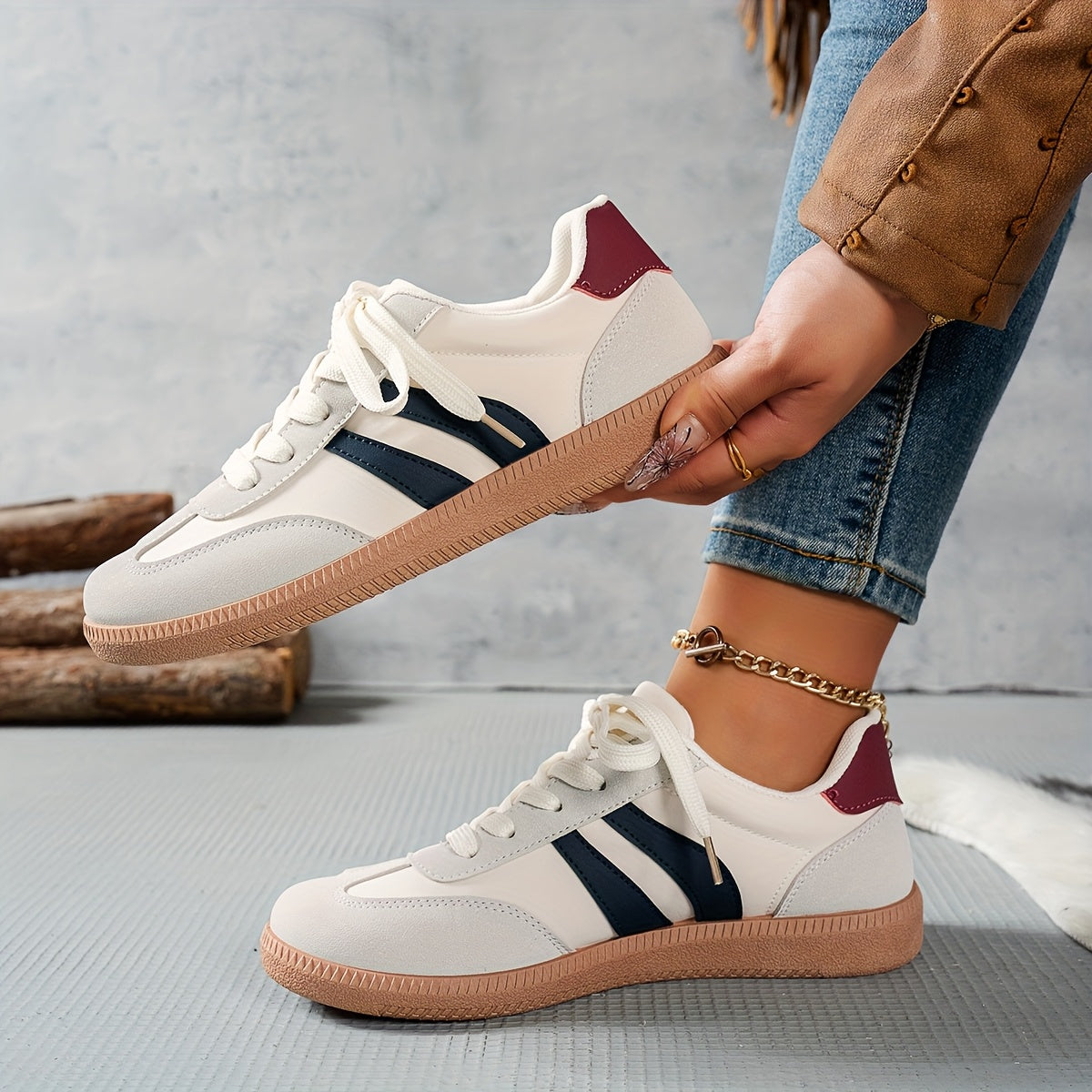 Women's Retro Sneakers for Everyday and Leisure – Sporty Style
