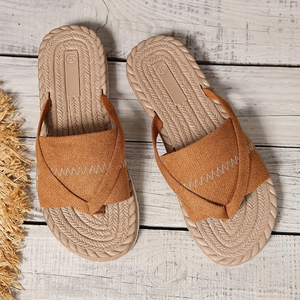 Women's Comfort Slip-On Sandals for Leisure and Summer