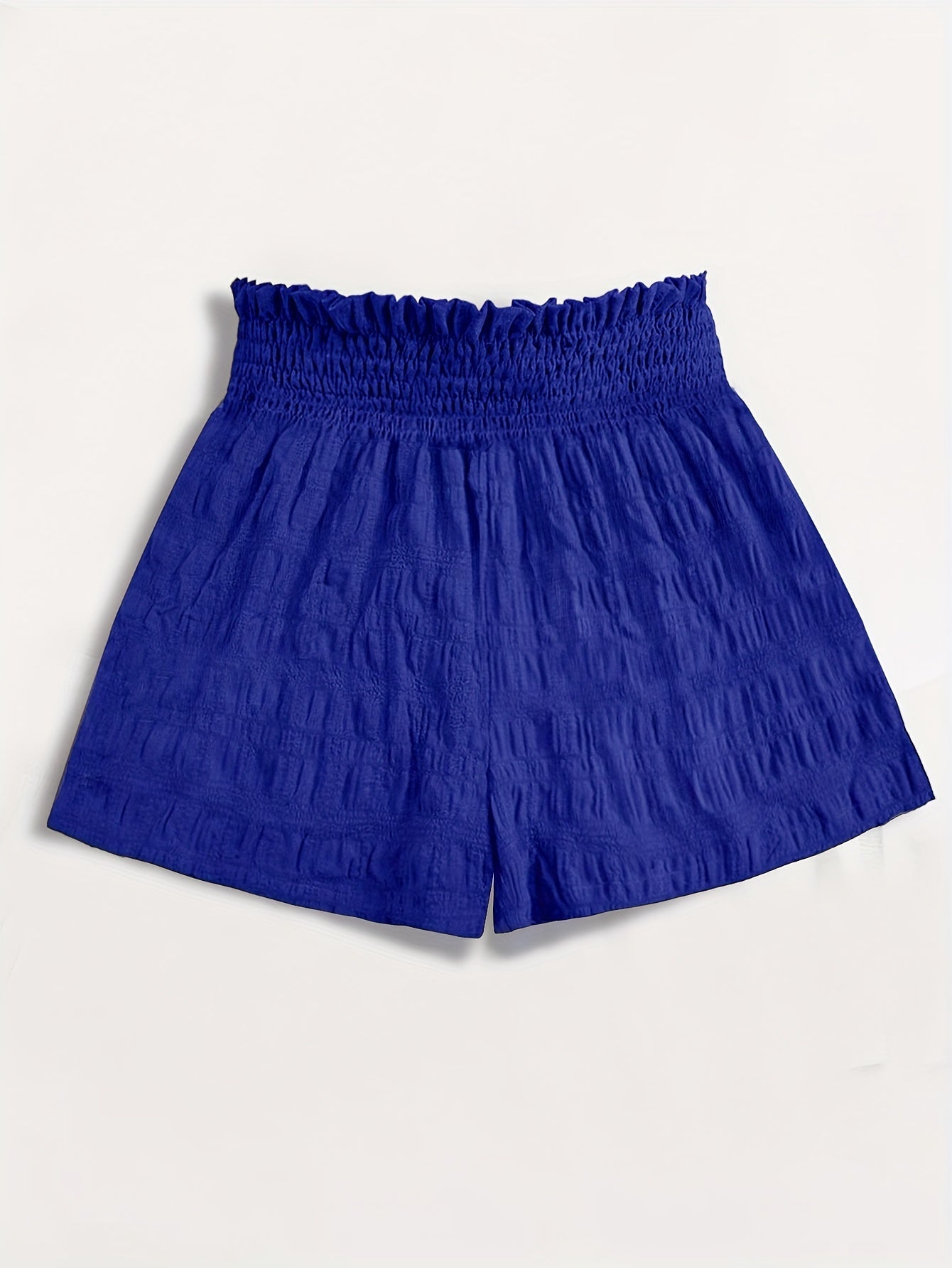 Women's casual shorts with high waist and paperbag waist – ideal for summer, vacation, and everyday wear