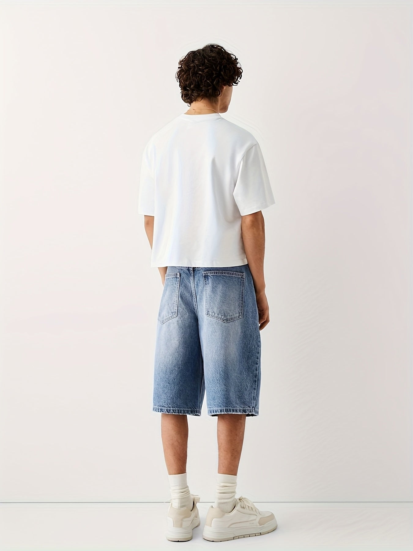 Men's Relaxed Fit Denim Bermuda Shorts – Casual Jeans Shorts in Urban Style