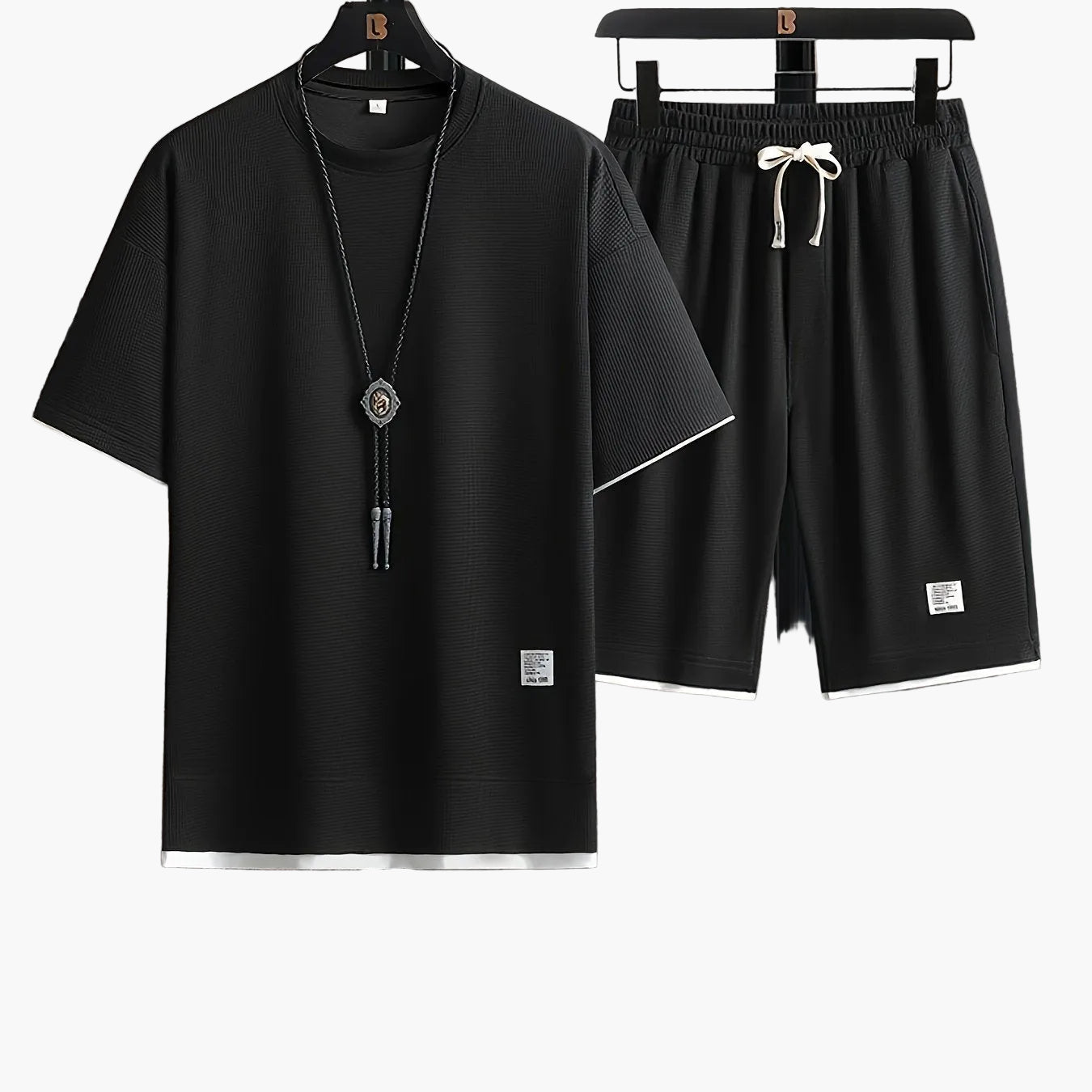 Herren Freizeit Set – Modernes T-Shirt und Shorts für Alltag, Sport & Sommer