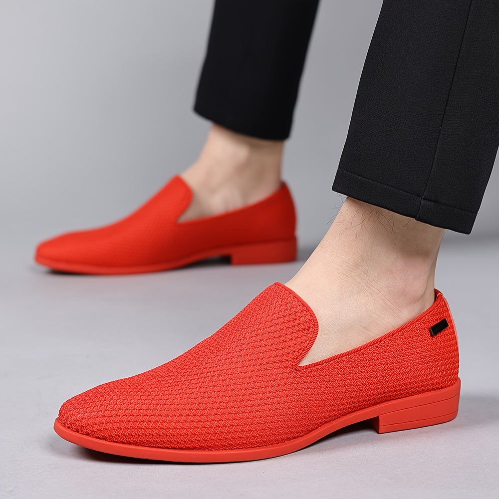Herren Slip-On Business Loafer – Eleganter Bequemer Freizeitschuh für Büro & Alltag