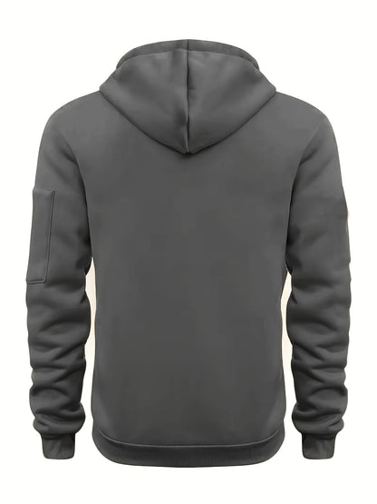 Men’s tracksuit with hoodie and cargo pants – sporty, casual, multicolored