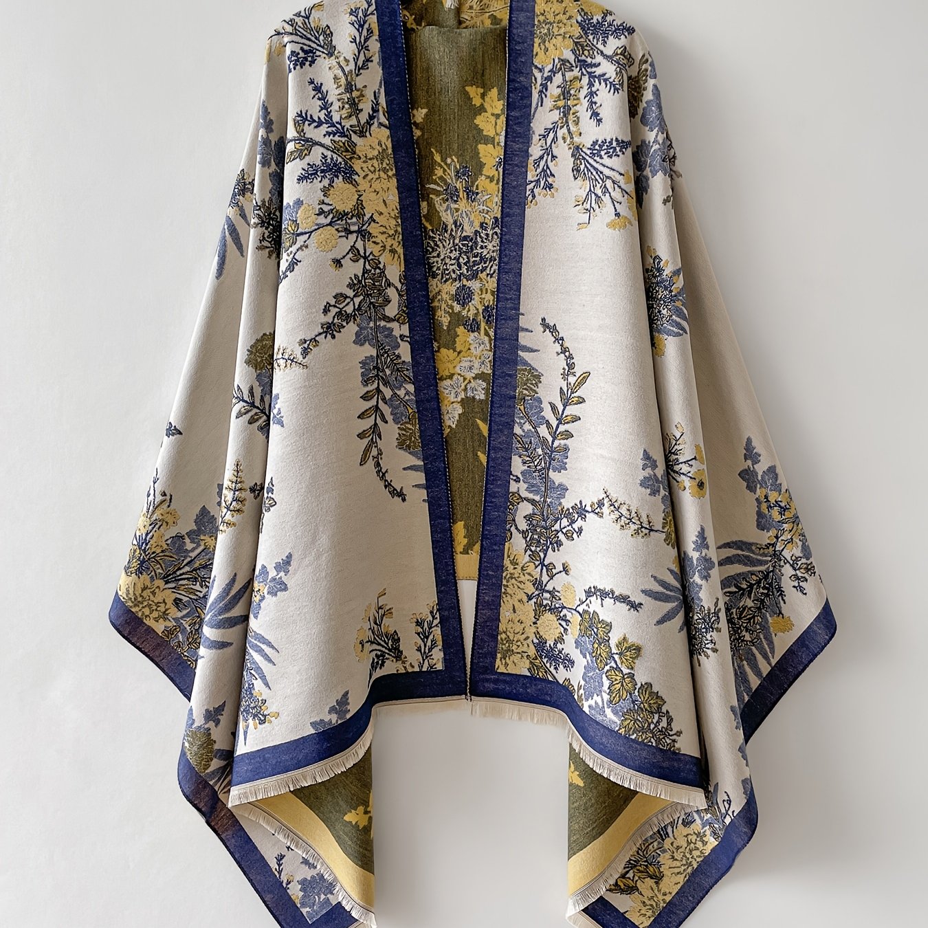 Women's Kimono Cardigan with Floral Pattern – Elegant Boho Style for Every Occasion