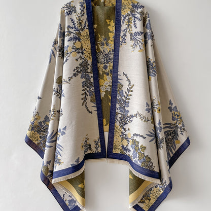 Women's Kimono Cardigan with Floral Pattern – Elegant Boho Style for Every Occasion