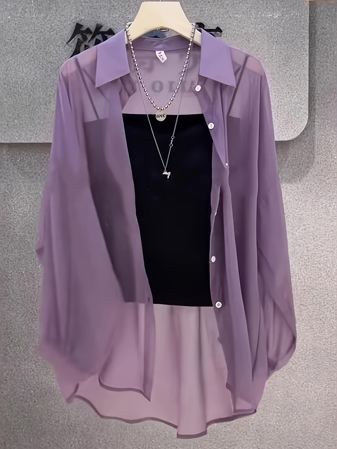 Women's Two-Piece Set – Elegant Shirt and Bandeau Top for a Modern Layered Look