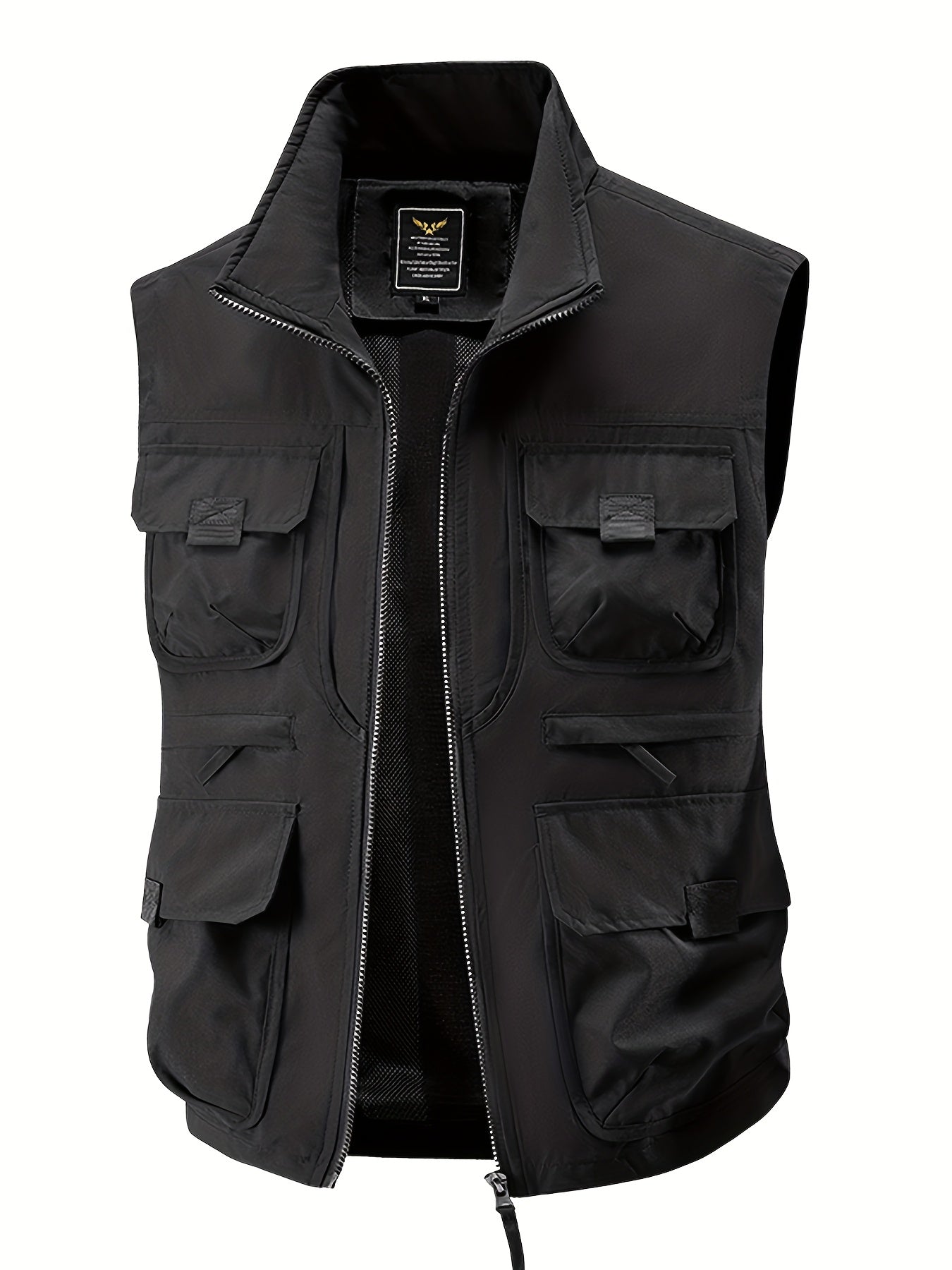 Men's Outdoor Utility Vest with Multiple Pockets for Leisure and Adventure
