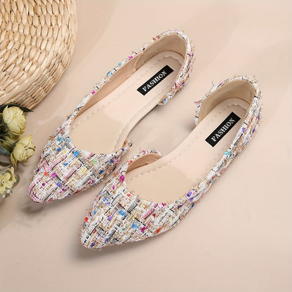 Women's Elegant Pointed Toe Ballet Flats for Everyday and Office Use