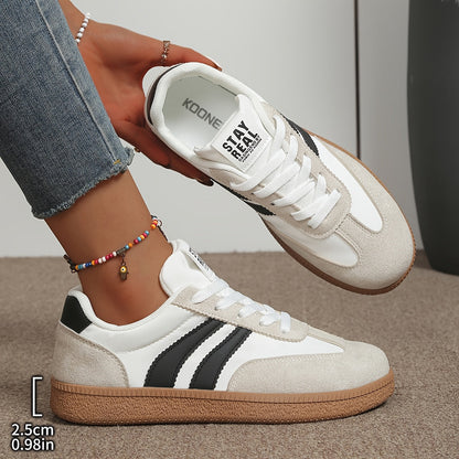 Women's Retro Sneakers in Vintage Look – Fashionable Casual Shoes with Comfort Sole