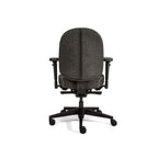 Bureaustoel wolvilt Therapod X Compact donkergrijs, instelbare lendensteun en 3D-armleggers