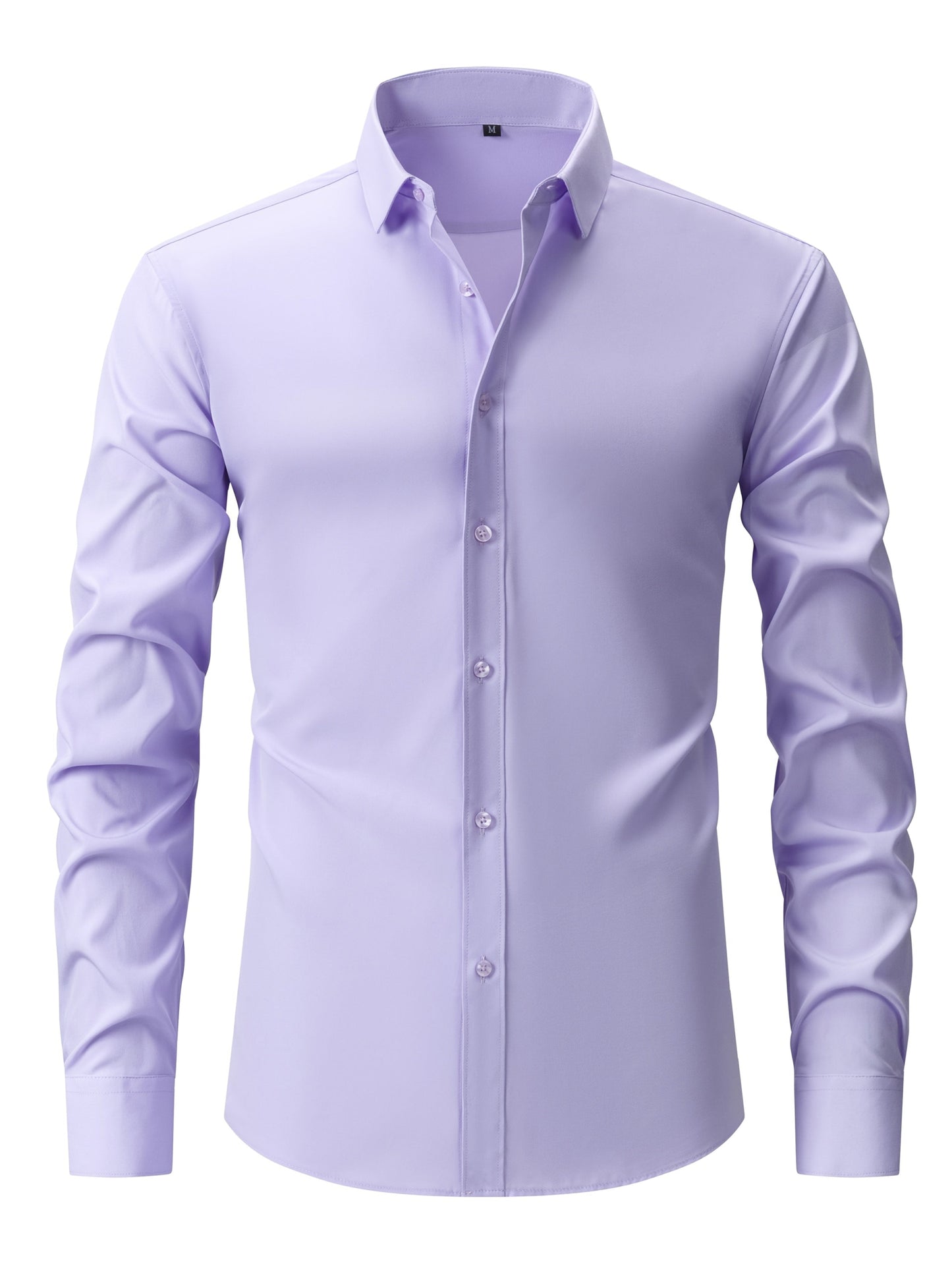 Men's Business-Casual Shirt Slim Fit Long Sleeve Modern Style