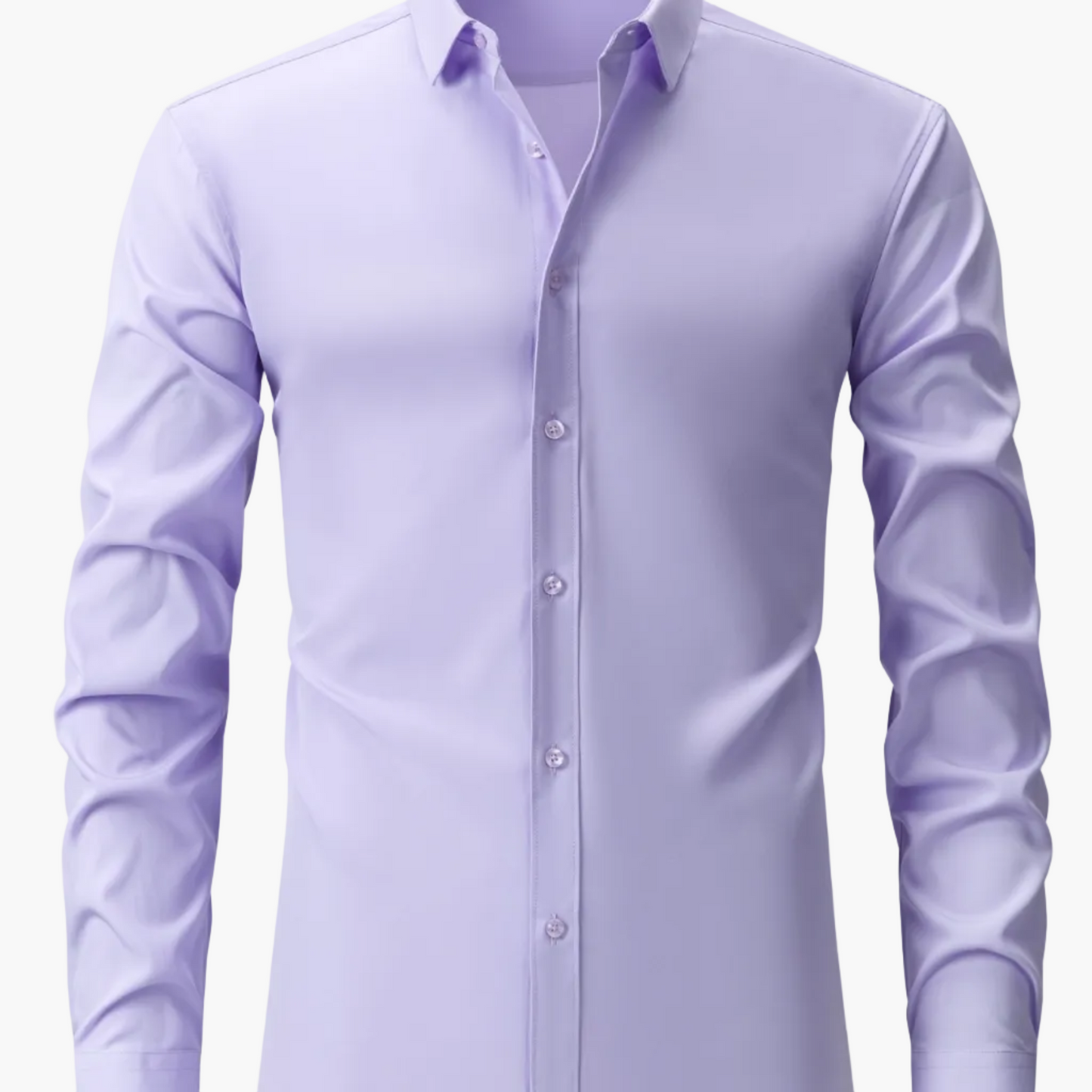 Men's Business-Casual Shirt Slim Fit Long Sleeve Modern Style