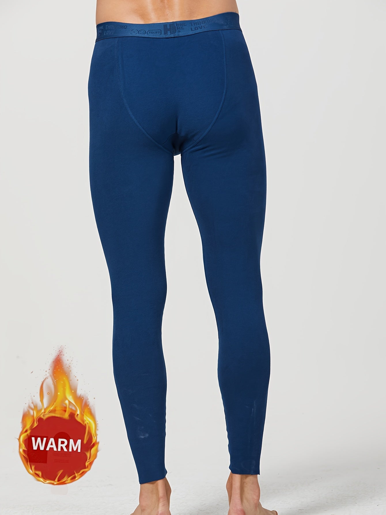 3-Pack Men’s Thermal Pants, Warm Long Underwear, Basic Men’s Leggings