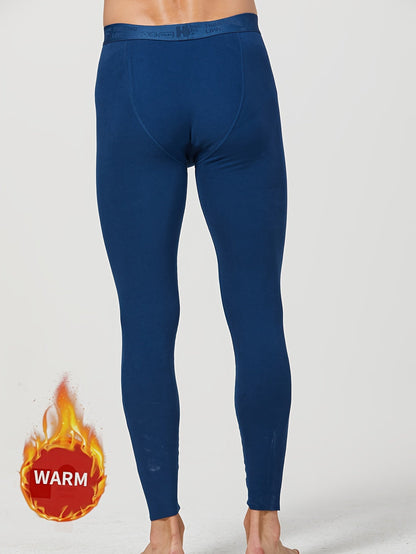 3-Pack Men’s Thermal Pants, Warm Long Underwear, Basic Men’s Leggings