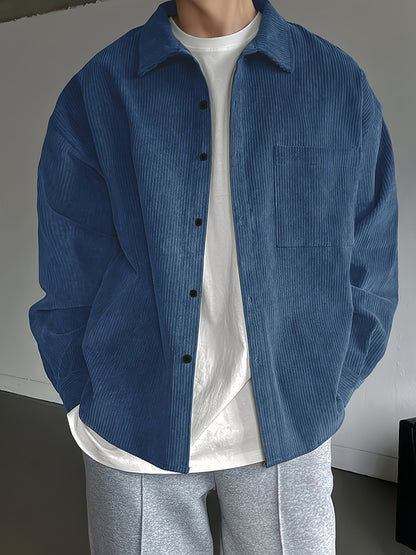 Men's Oversize Casual Jacket – Modern Urban Style for Everyday and Leisure
